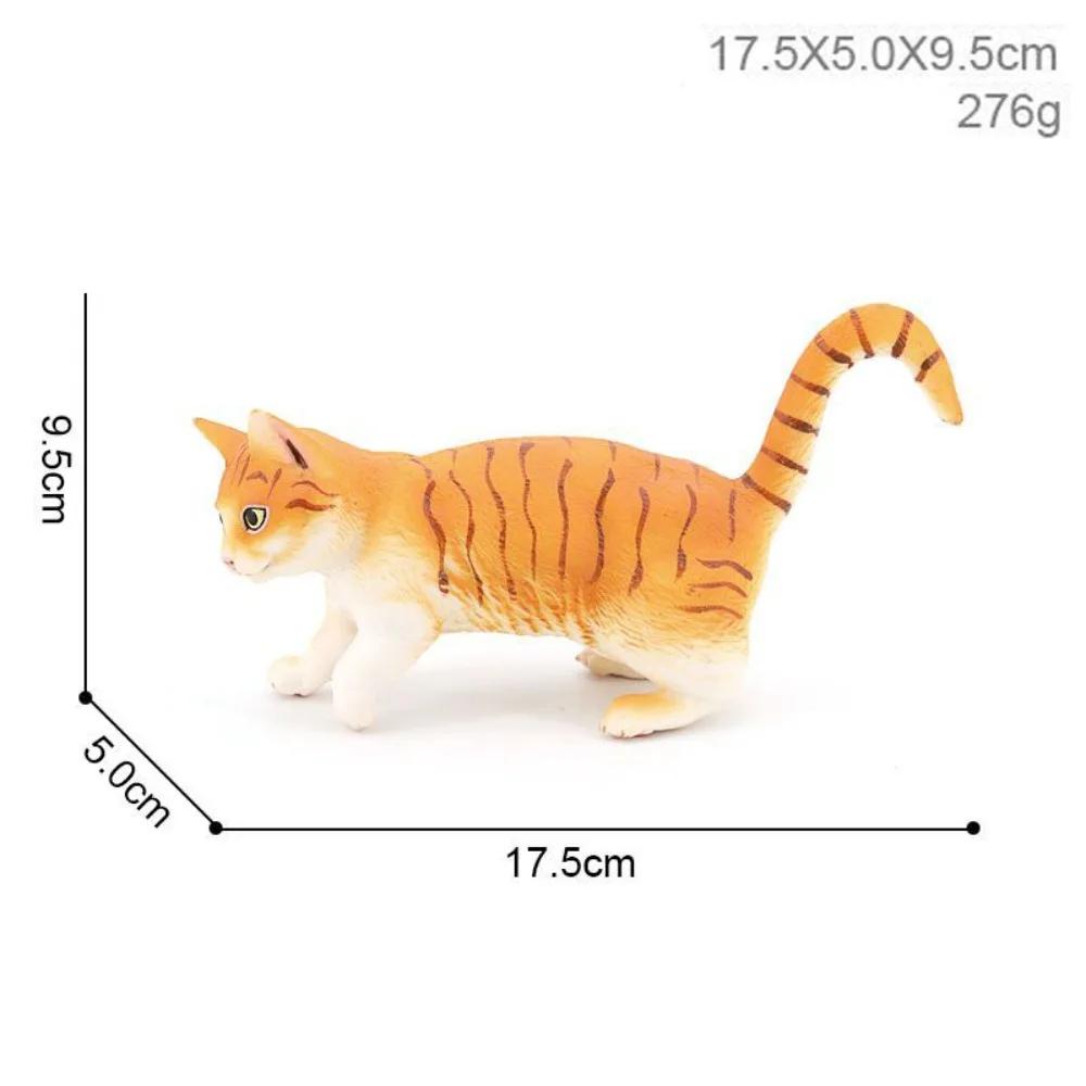 Exquisite PVC Simulation Cat Model Siamese Ragdoll Persian Cat Lifelike Realistic Pet Figurines Simulation Pet Car Decoration