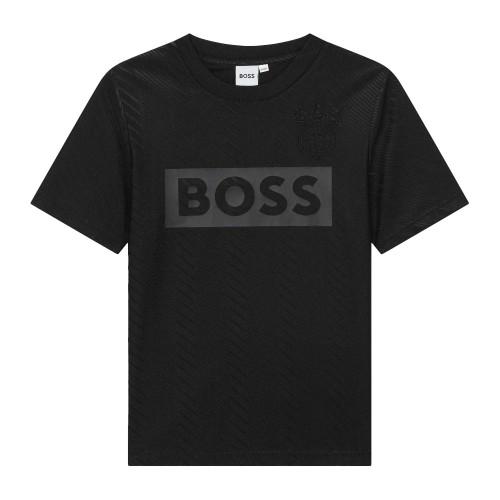 Boss Childrens/Kids Globe Crew Neck Regular T-Shirt