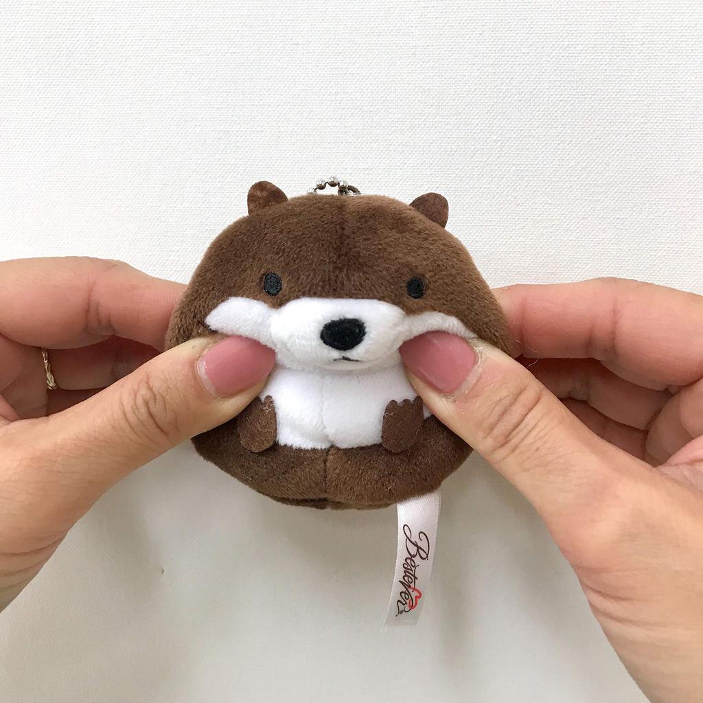 BESTEVER Soft Egg Ball Chain Plush Toy, River Otter, 46164