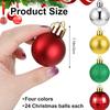 4CM Christmas Decoration Christmas Balls Hanging Xmas Tree Pendant for Home Party Decor 2025 New Year Navidad Gifts Ornaments