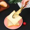 10-Styles Gold BBQ Food Tongs Stainless Steel Food Clip Cake Bread Grill Clamp Sugar Clip Ice Clip Utensils Kitchen Accessories