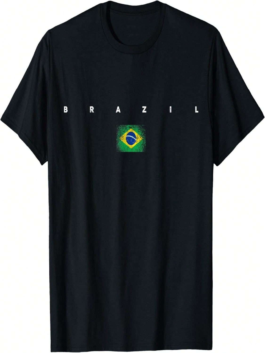 Brazil Flag Pride Vintage_Retro Soccer Brazilian Football T-Shirt S
