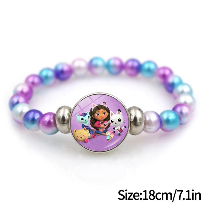 Cute Gabby Dollhouse Necklace Animation Girls Bracelets Choker Kids Present Cosplay Accessories Birthday Party Favor