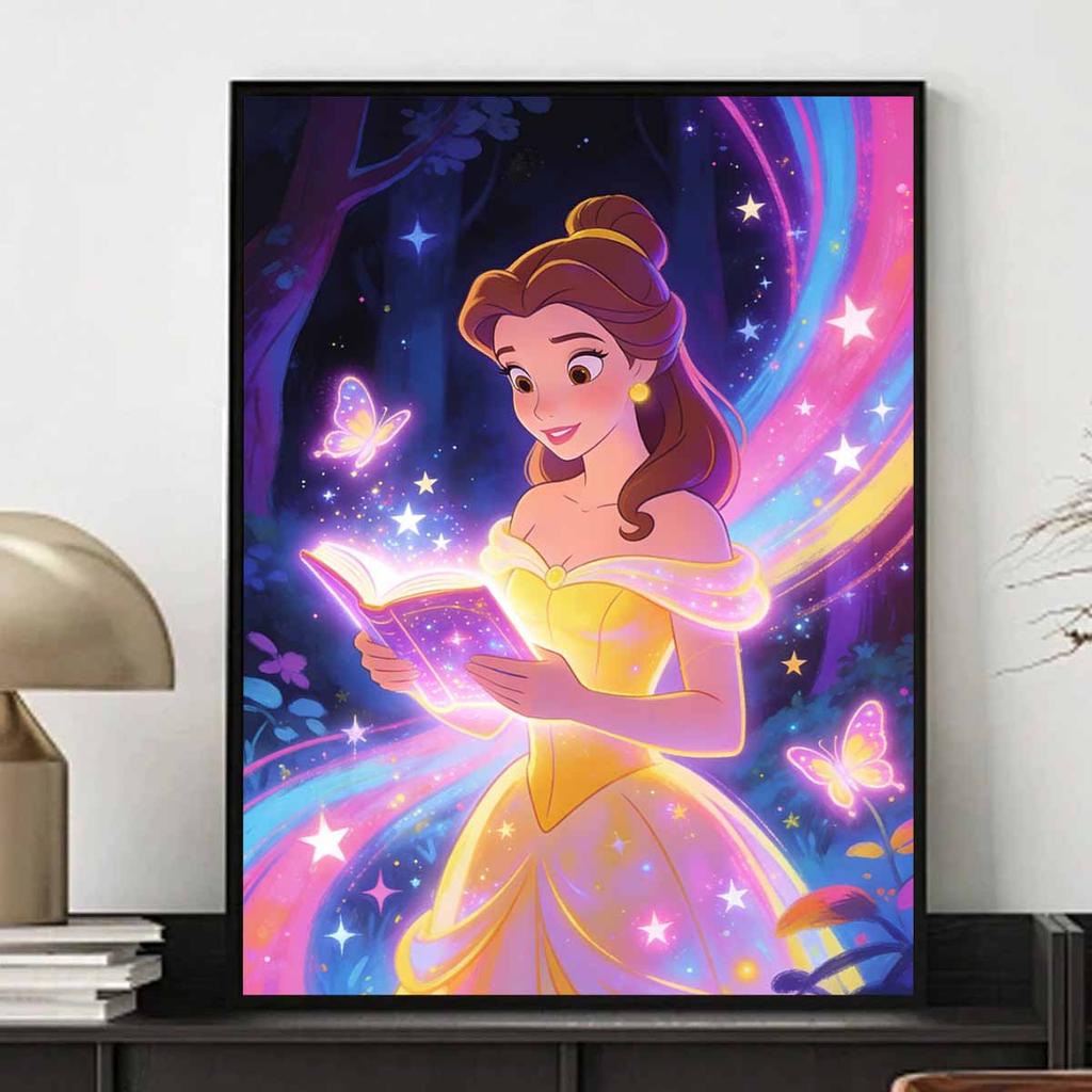 Disney 5D DIY All Diamond Art Painting Kit Magical Story Home Decor Gift for Fans