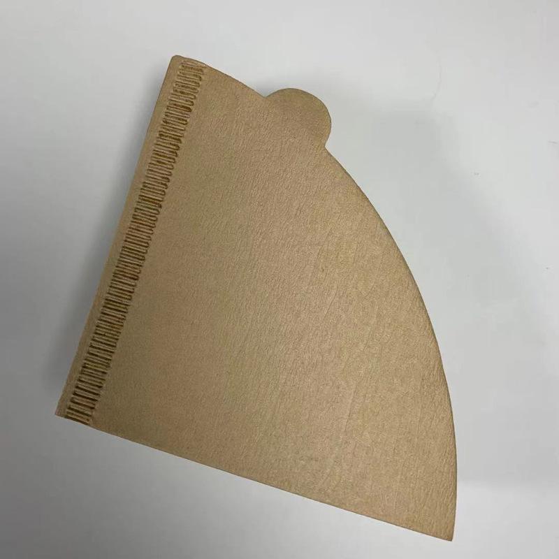 

Makers Accessories Wood Pulp Cone Filter Pour Over Natural Drip Coffee Paper Filters