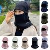 Thickened Polar Fleece Balaclava Hat Windproof Ear Protection Cap  Outdoor Cycling Skiing
