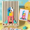 Tetris Puzzle Wooden Building Block Puzzle 3D Tetris Block Toys Educational Toys Manual Thinking ...