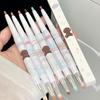 Cappuvini Eye-liner Gel Double Embout Imperméable Anti-Taches, Stylo Multicolore pour Étudiants, Cosmétiques de Marque Chinoise