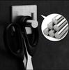 Stainless Steel Heavy Duty Adhesive Hook With Removable Design For Home Organization