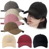 New Ripple Embroidery Washed Cotton Cap Sun Protection Simple Baseball Caps Vintage Casual Casquette Dad Hat Summer