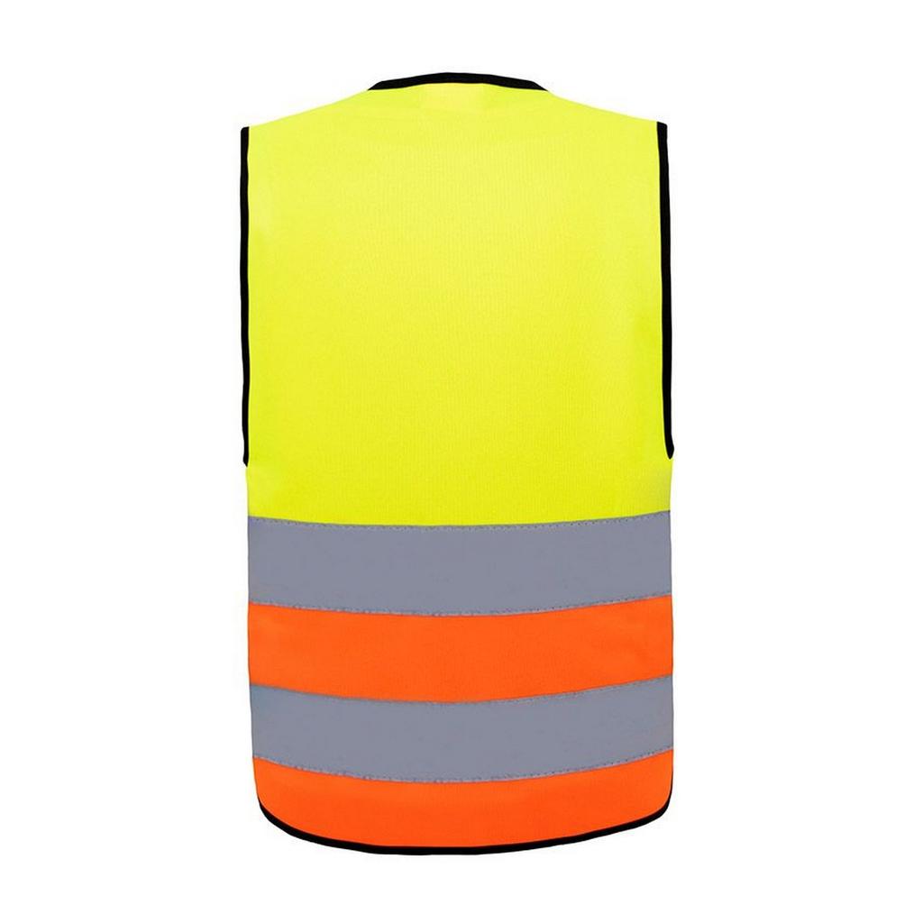 Korntex Childrens/Kids Aalborg Full Zip Hi-Vis Vest