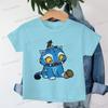 Derpy Tiger Kpop Demon Hunters Shirt for Kids 2025 Hot Movie Print Soft Cotton Baby Girl Boy T Shirt Cute Tiger Cartoon Clothes