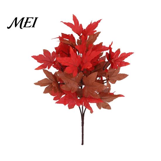 Long Lasting Decorative Plants Artificial Maple Leaves, Faux Silk Hanging Plant for Home Decor, Realistic Cascading Valentine's Day Floral Presents