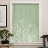 Minimalist Flower Hand Drawn Sheer Curtains for Kids Bedroom Living Room Voile Window Curtains Tulle Drapes