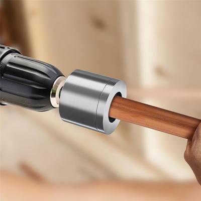 AB34-Metal Copper Pipe Cleaner With Replacement Brush And 1/4Inch Hex Handle For Electric Drills
