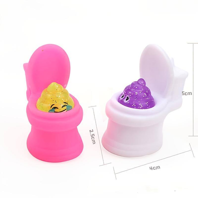Jucărie Moale Kawaii Mochi din TPR pentru Stoarcere, Ameliorarea Stresului, Jucărie Fidget, Râzi în Hop și în Salt cu Aceste Jucării Amuzante pentru Toaletă, Capcane pentru Copii