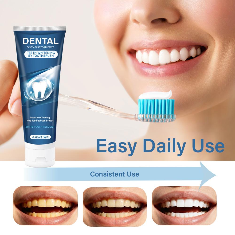 Dental Cavity Care Toothpaste-Instensive Cleaning-Full-spectrum Care-Long-lasting Fresh Breath And Brighter Smile-60g