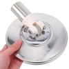 Stainless Steel Universal Rotating Mop Head Replacement Spinning Base Round Mop Head Disc Repair  Part Mops Adapter Attachment