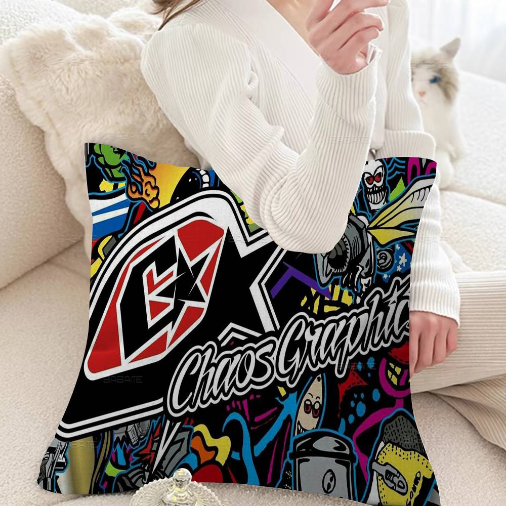 Troy Lee Design Fashion Personalized Pillow Cover Kids Bedroom Wild Party Decor Pillowcase kid Birthday shower Gift