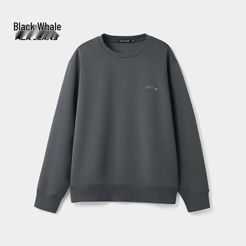 

HLA Black Whale Men s Crew Neck Sweatshirt 3XL