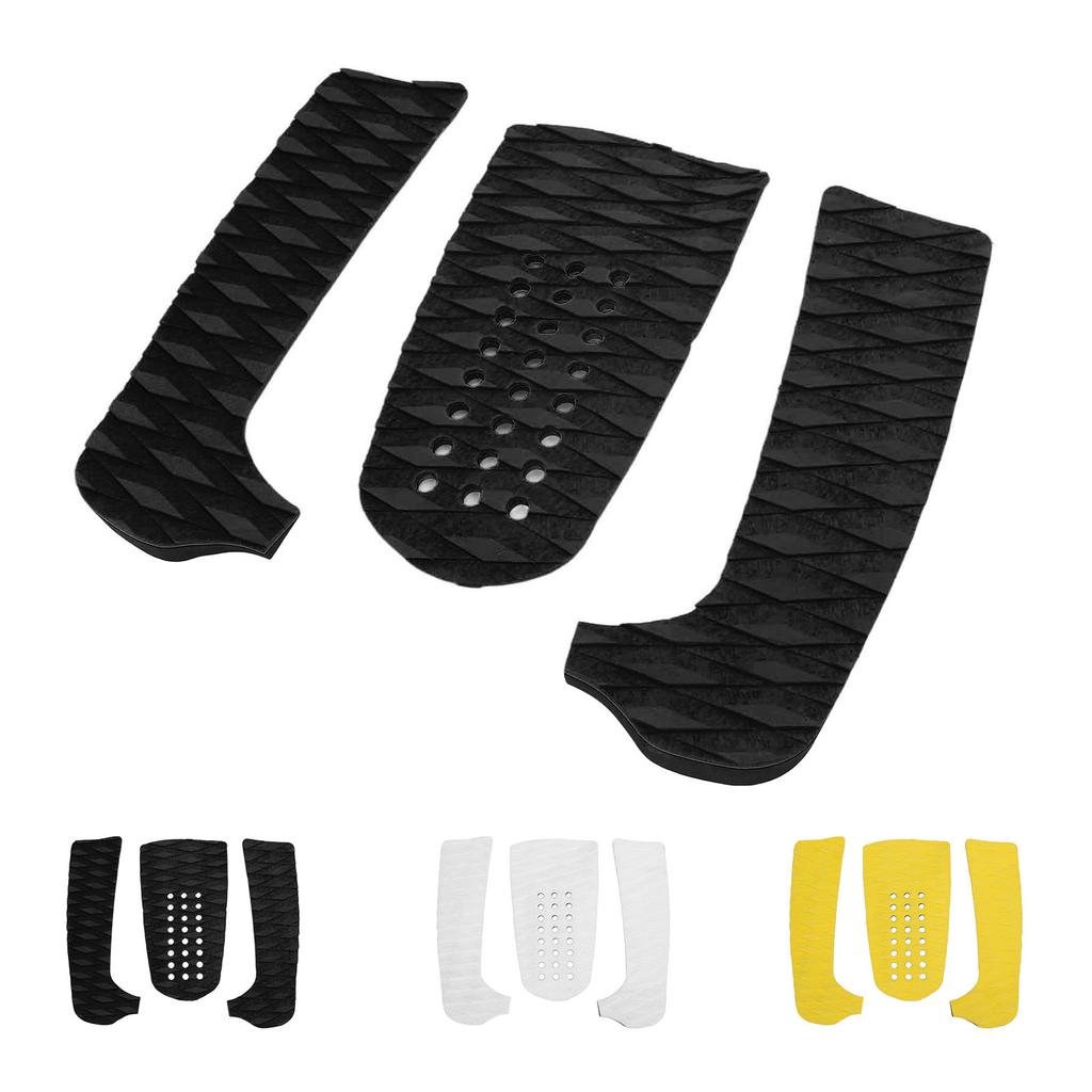 3PCS Surfboard Deck Traction Pads Anti Slip Front EVA Grip Pads for Paddleboard Longboard Shortboard