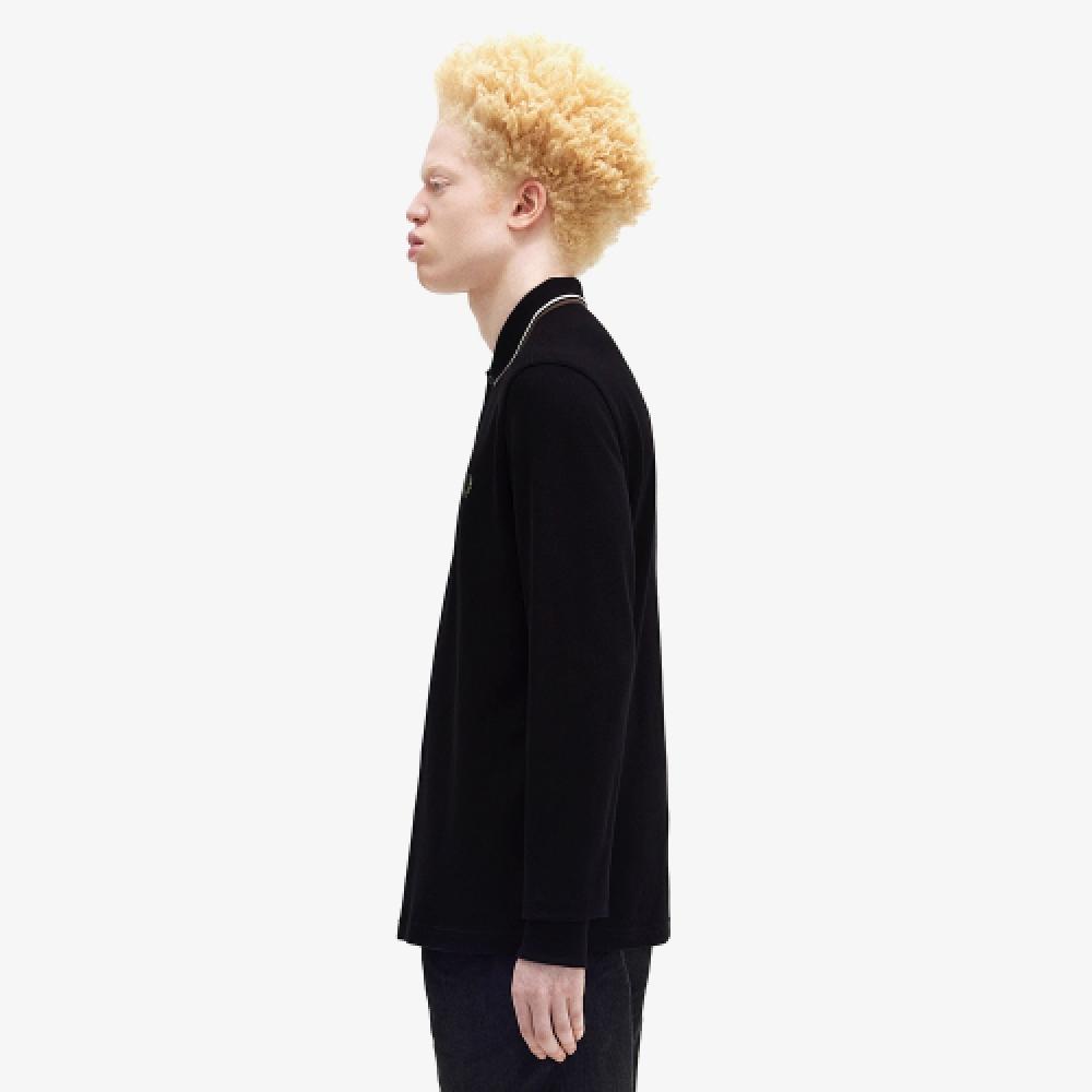 Fred Perry [m3636] Long Sleeve Twin Tip Fred Perry Shirt  W54  Afpm2433636 W54