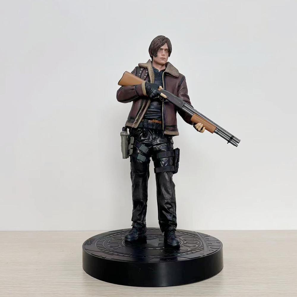 Anime Biohazard Jill Valentine Leon Scott Kennedy PVC Action Figures Reside Evil Leon Figure Collection Doll Children Gift