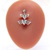 Gaibei Luxurious Heart-Shaped Belly Button Ring Pendant - European & American Fashion Jewelry
