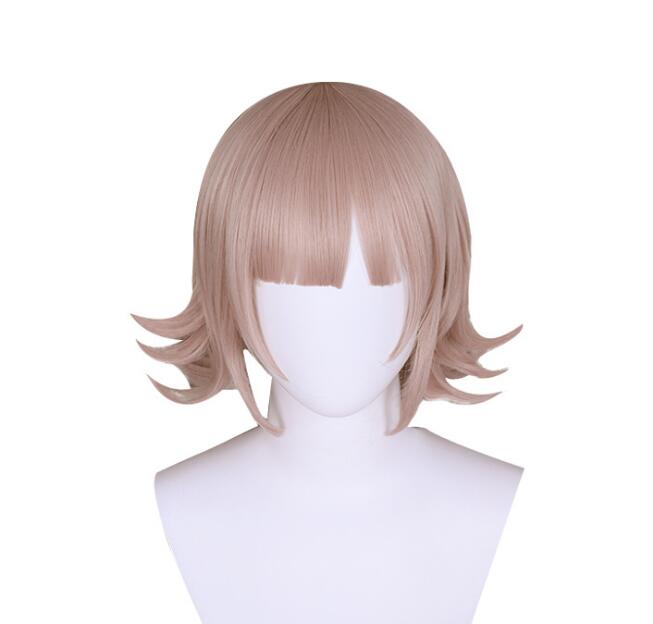 

Парик Nanami ChiaKi со шпилькой, костюм для косплея Dangan Ronpa, термостойкие синтетические волосы Danganronpa, женские вечерние парики, головные уборы S бежевый