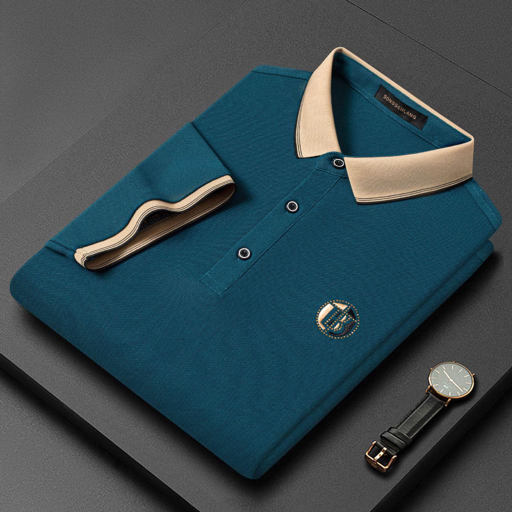 Neues Herren Sommer Stickerei Poloshirt - Kurzarm Revers Design, Jugendlicher Modetrend