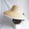 French Large Brim Shade White Edge Hepburn Bell Straw Straw Hat Sun Protection Holiday Ins Export Beach Hat