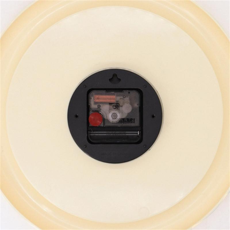 Fashion Bubble Clock in Cream Color Elegant Quiet Movement Wall Hanging or Table Clock for Home Office Decoration Gift