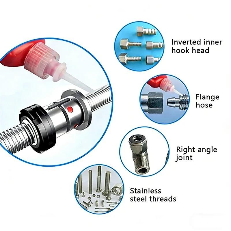 Loolifl 243 Thread Locker Blue Oil Resistant Anaerobic Glue Medium Strength Screw Adhesive Anti-Loose Sealant Removable Metal