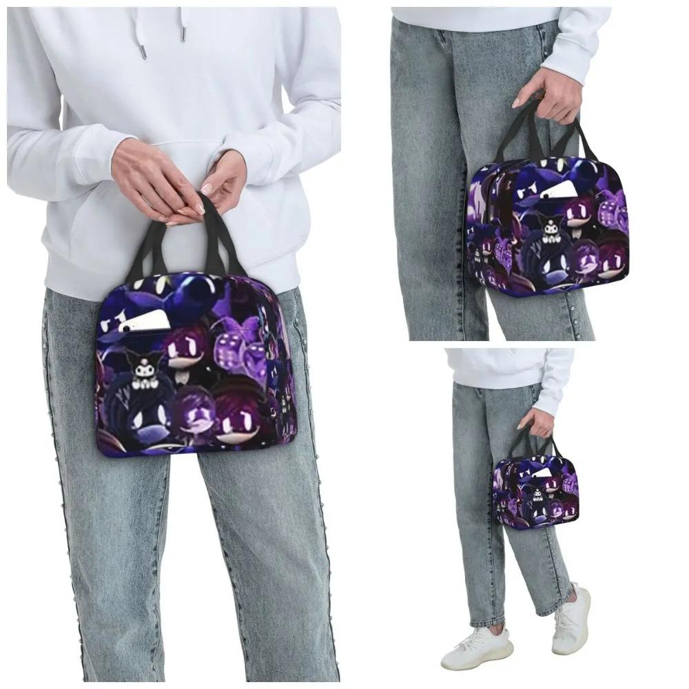 Morddrohnen Uzi Collage Isolierte Lunchtasche für Damen Büro-Kühlbox Thermische Lebensmittelbox Tragbare Lunchboxen Behälter