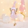 Pink Color Christmas Decoration Figurine Design Angel Pendant Christmas Tree Pendant  Holiday Decor