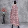 Johnature High Quality Vintage Dress For Women O-Neck Long Sleeve Print Floral Spring Loose Casual Dresses