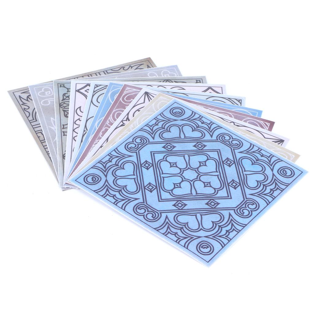 10 STÜCKE Fliesenaufkleber Wasserdicht Ölfest Selbstklebend Wandaufkleber Abziehbild Küchendekoration