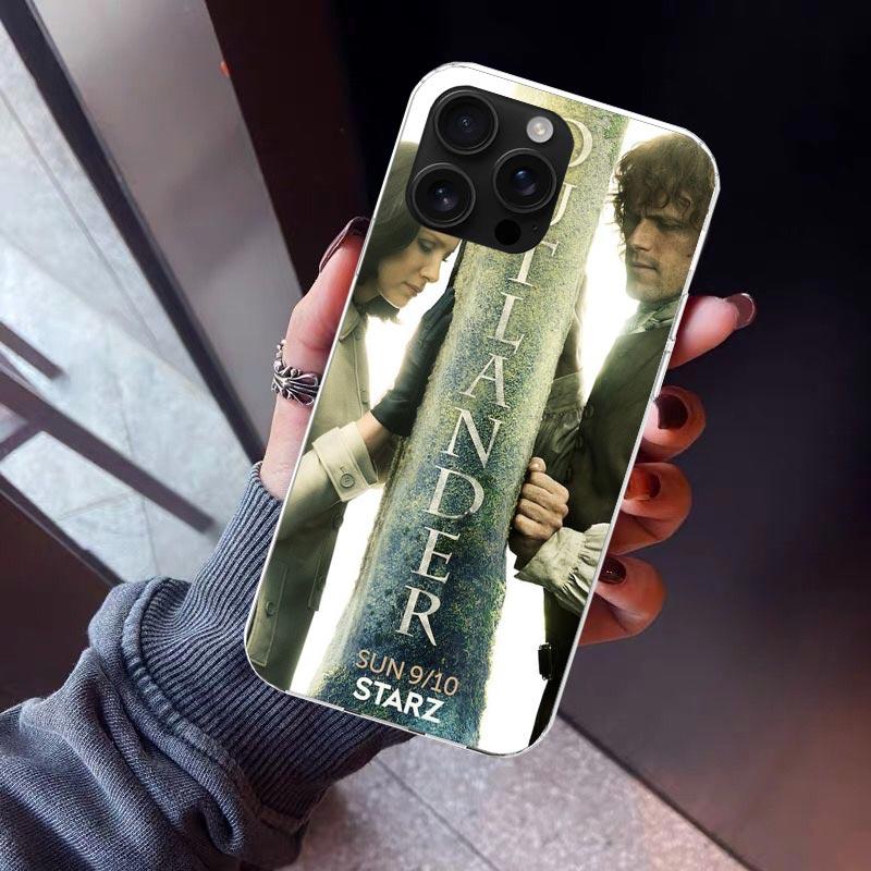 Outlander TV Phone Case For iPhone 17 Air 16 15 Pro Max 14 Plus 13 Mini 12 11 Cover 7 8 SE Silicone Shell Print Fundas 17 Air 16