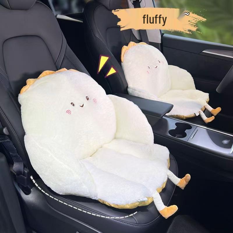 Office Plush Car Lumbar Support & Seat Cushion Pillow