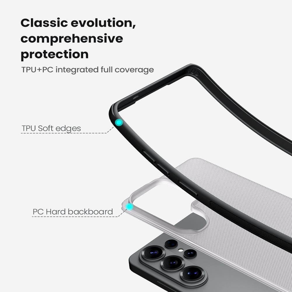 Für Samsung Galaxy S26 Ultra Plus Handyhülle Nillkin Super Frosted Shield Pro Harte PC+TPU Hülle Stoßfeste Rückabdeckung