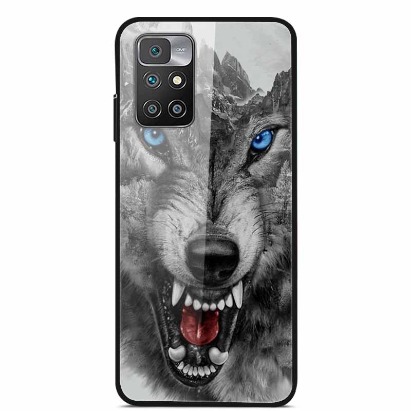 For Redmi Note 10 Pro Cases Note10T Tempered Glass Hard Back Cover for Xiaomi Redmi Note 10 5G / Note 10T Phone Case Capa Fundas