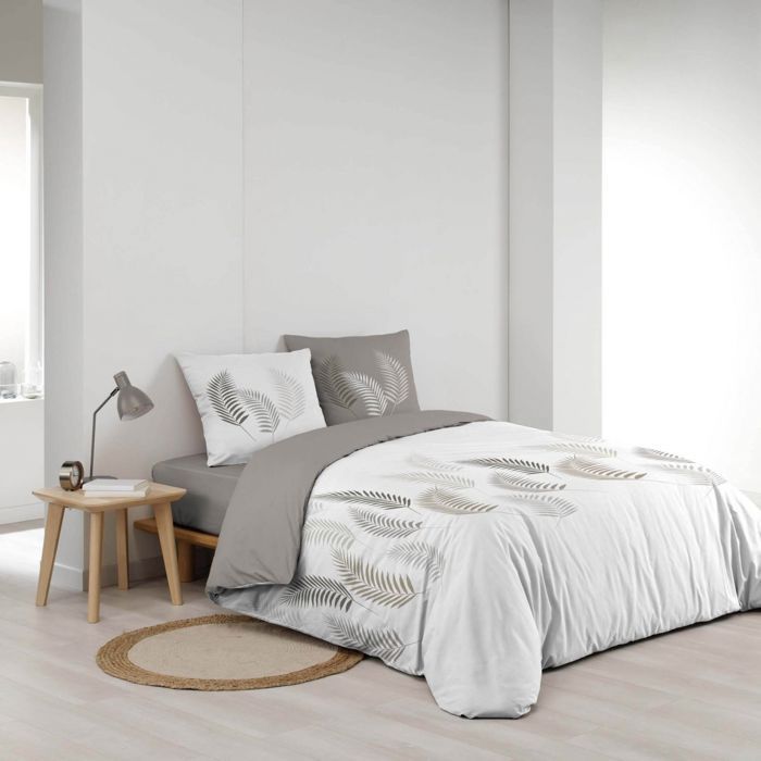 Housse De Couette 240 X 220 Cm + 2 Taies – Coton 57 Fils – Imprimé Goyave