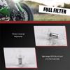 10Pcs Universal Motorcycle Right Angle Inline Fuel Filter 1/4 Inch 6Mm Hose Lines For KAWASAKI -A99D
