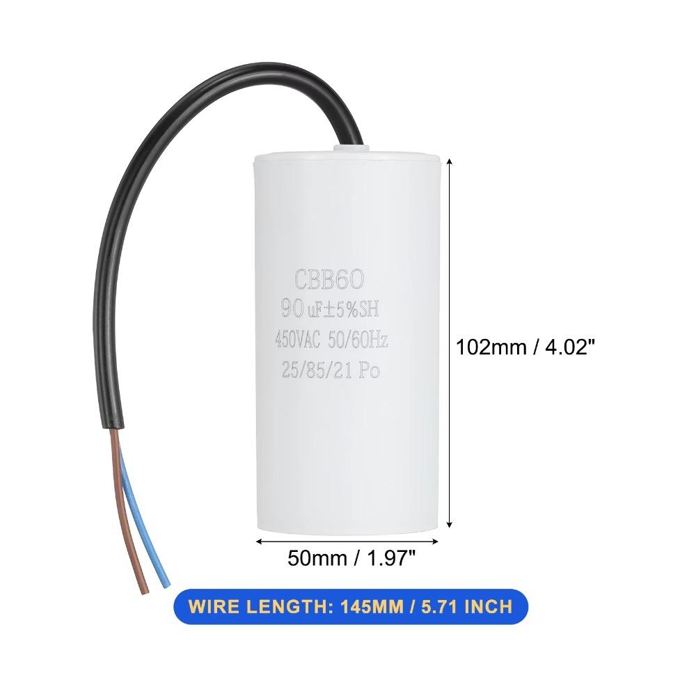 450V CBB60 Capacitor 50/60Hz Water Pump Capacitor Durable Start Capacitor