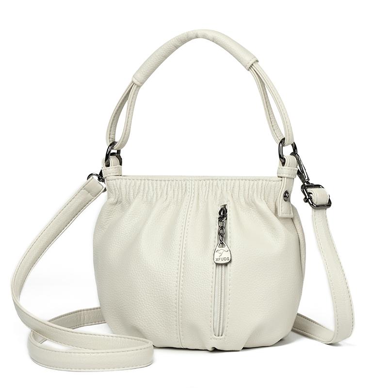 Женская сумка из ПУ Мамина сумка Большая вместительная Сумка на плечо Сумка через плечо бежевый