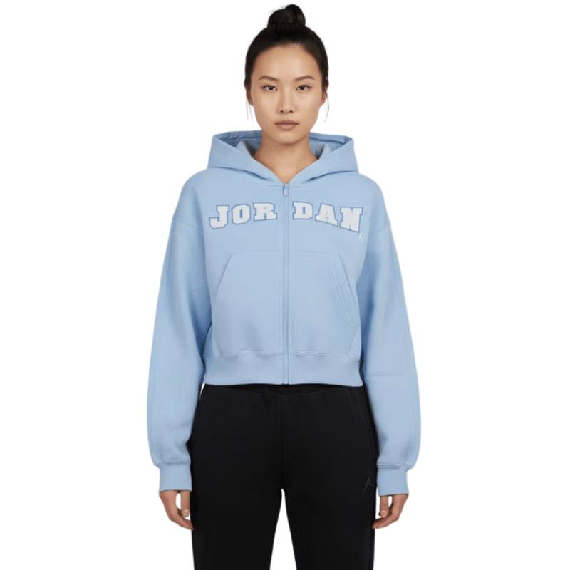 

Jordan Women s Short Hooded Knit Jacket M