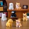 Adorable Resin Miniature Dogs Blind Box Creative Garden Decor Accessories