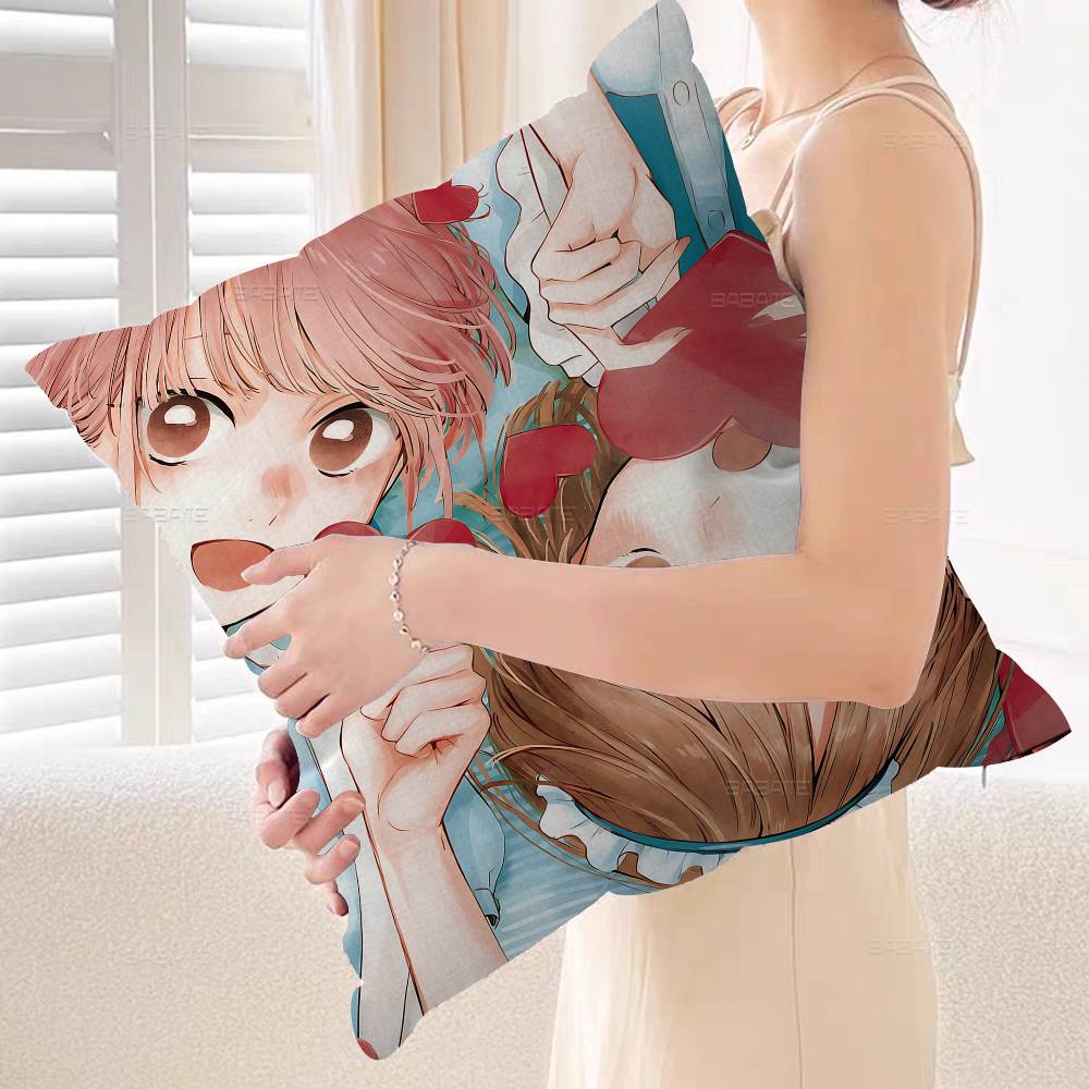 Blue Box Anime Cushion Cover Pillow Cover Decor Pillowcase Printed Cushion Case For Couch