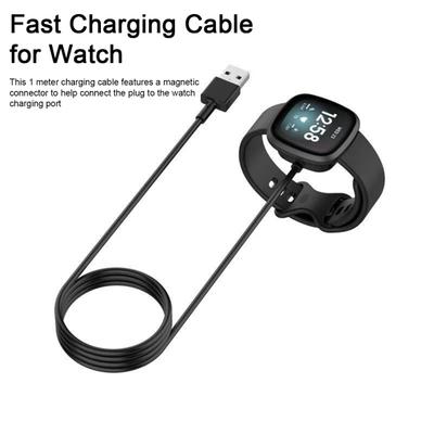 Magnetic Watch Charger Fast Charging Multi-protection Safe To Use Watch Charging Cable for Fitbit Versa 3/4