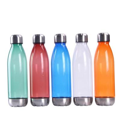 750ml Mehrfarbige PS-Kunststoff Sportwasserflasche